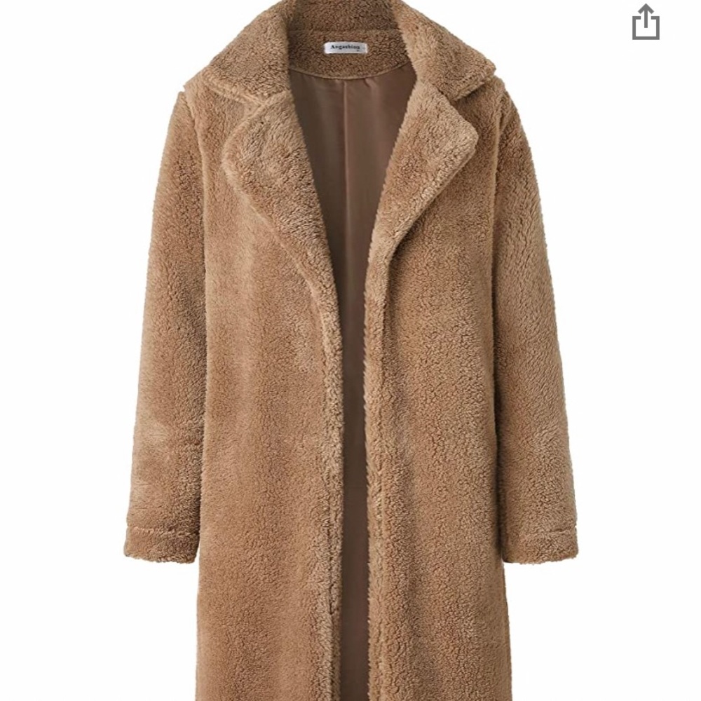 Women's Fuzzy Long Cardigan Coat Jacket